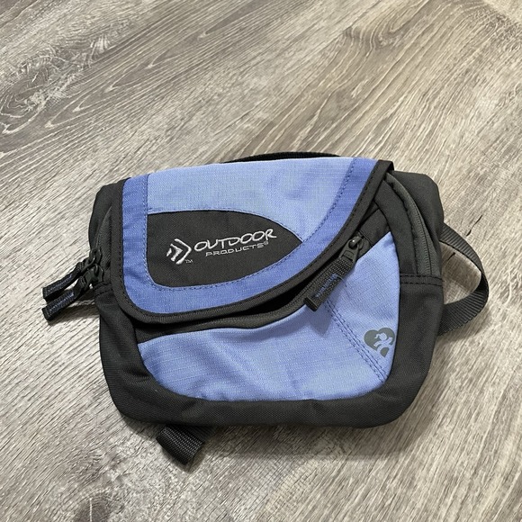 Outdoor Products Handbags - Outdoor Products Bag Womens Small Travel Nylon Pouch Fanny Pack Blue Adjustable